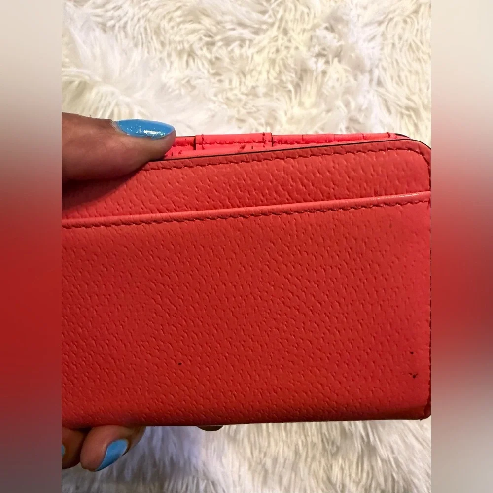 Kate Spade Coral Leather Wallet - Picture 7 of 9